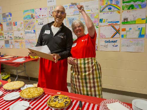 Celebrating Canada Day during FunFest 2019: Pie contest